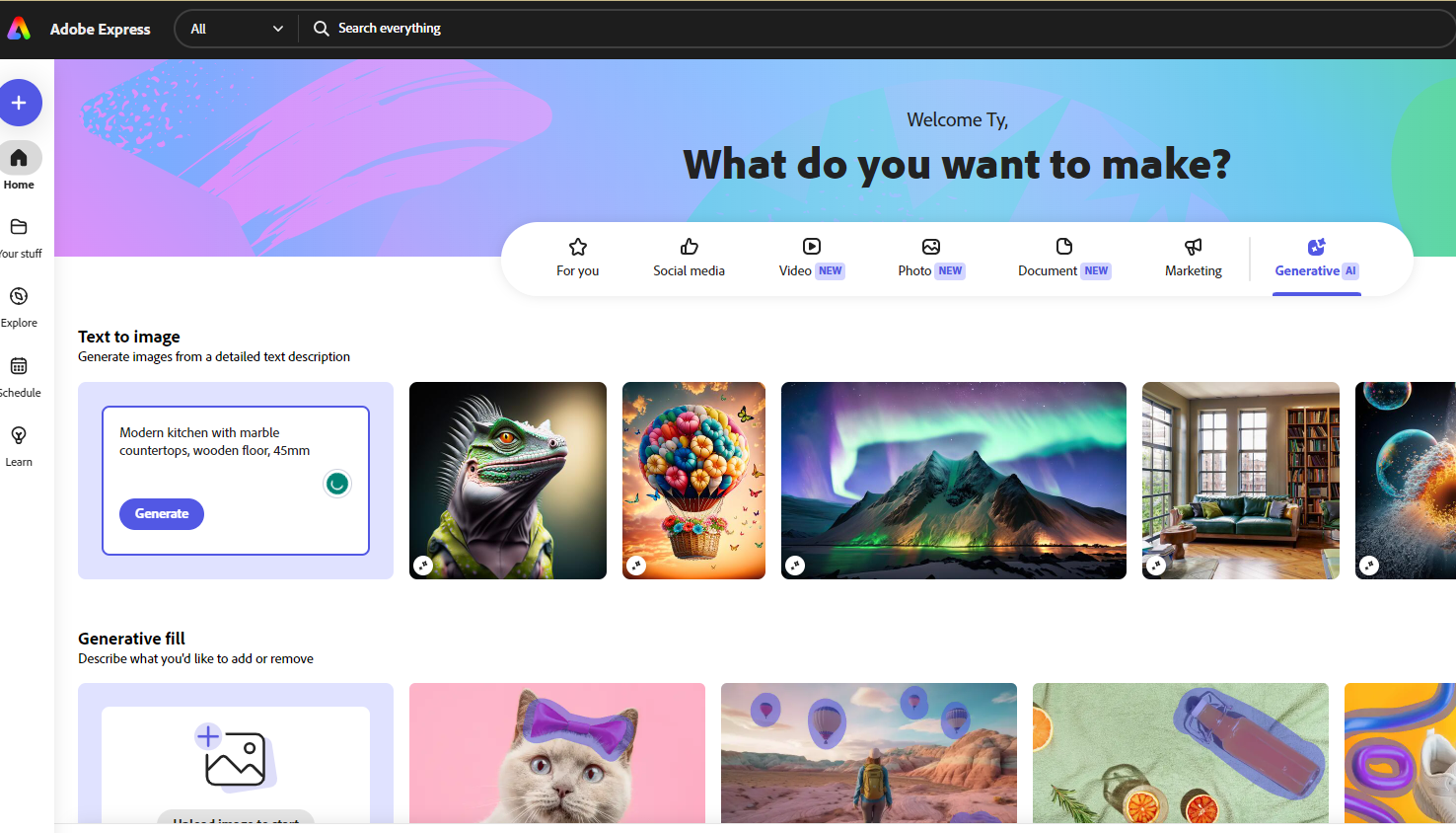 Screenshot of step one