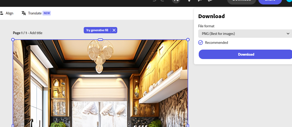Screenshot of step two